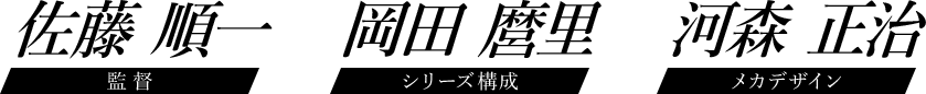 監督：佐藤 順一　シリーズ構成：岡田 麿里　メカデザイン：河森 正治